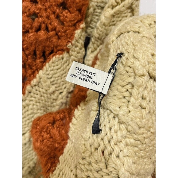 Lucky Brand Scarf Knit Wool Blend Fringe Hem - Picture 6 of 6